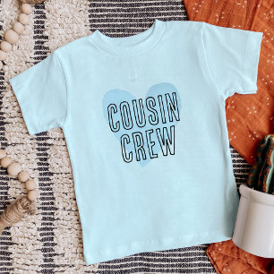 ROUPA DE PRIMOS Coração Azul Kids Família Combinan