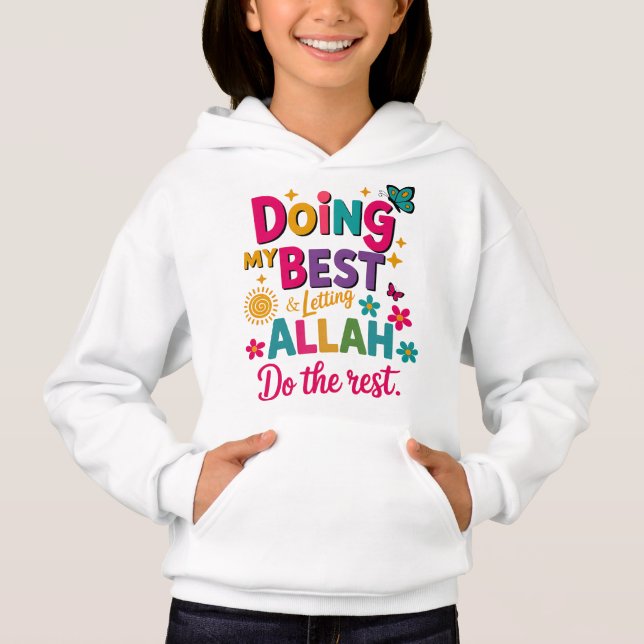 Roupa infantil islâmica de camiseta. (Frente)
