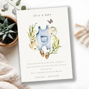 Roupas de Bebê Menino Folhagem Azul Anúncio