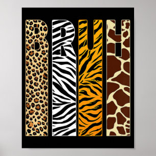 Roupas de impressão animal para meninos Kids Zoo B