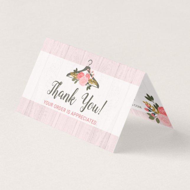 Roupas Florais Armário Armário Boutique Obrigado (Frente)