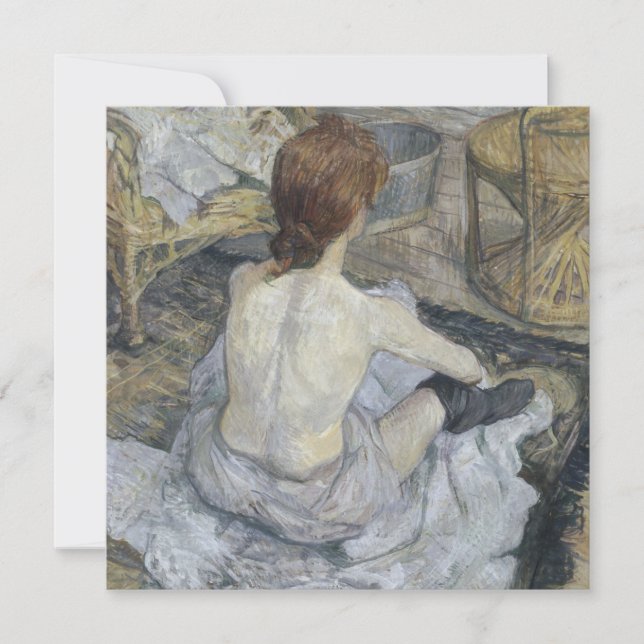 Rousse La Toilette Henri Toulouse-Lautrec Square (Frente)