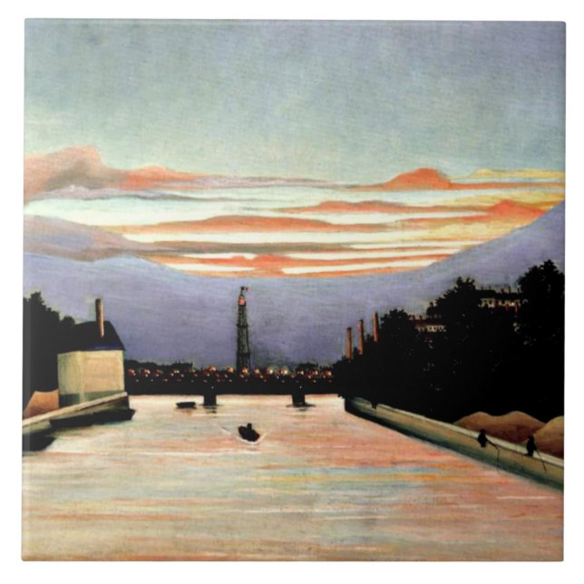 Rousseau - A Torre Eiffel, arte fina (Frente)