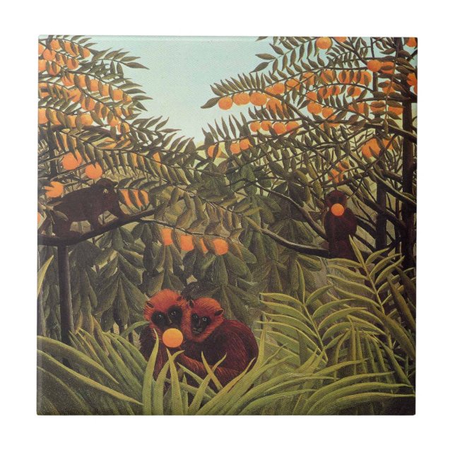 Rousseau - Macacos no Pomar de Laranjas (Frente)