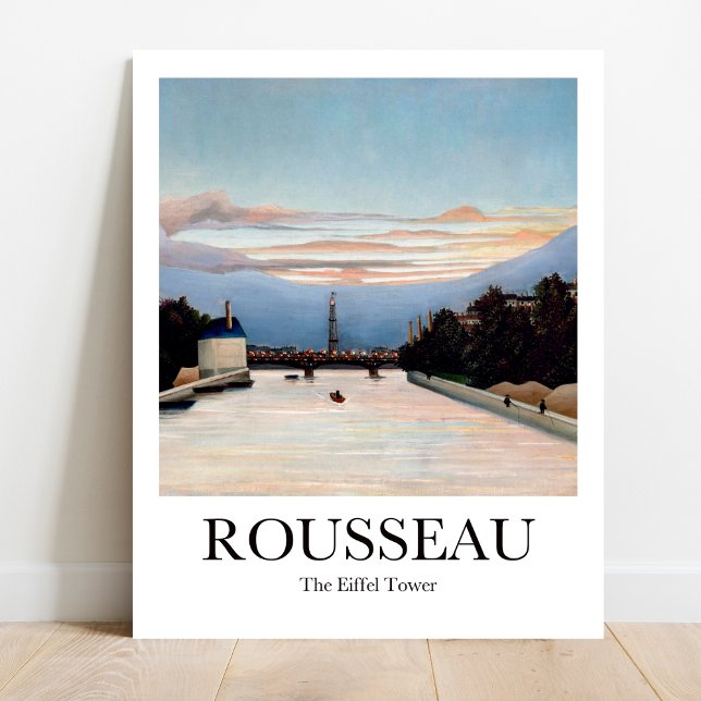 Rousseau O Poster Da Torre Eiffel (Paris Icon: The Eiffel Tower by Rousseau. Bold & Colorful Poster)