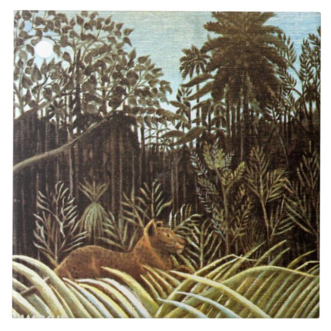 Rousseau - Selva com Leão (Frente)