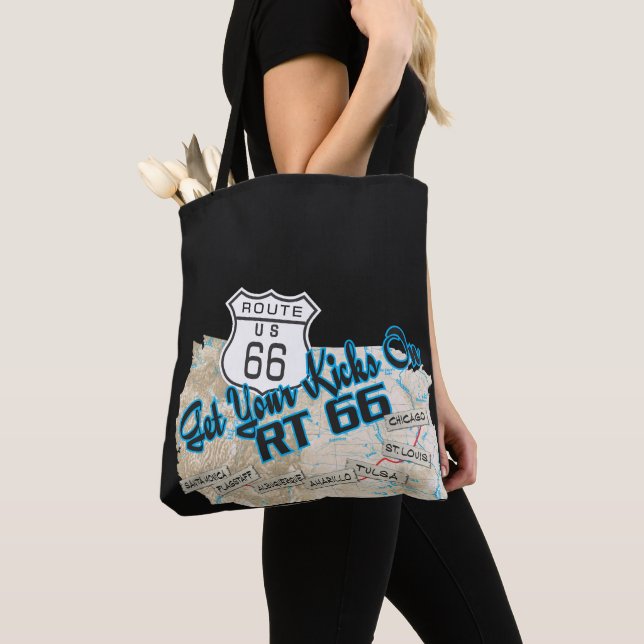 route 66 get your kicks tote (Close Up)