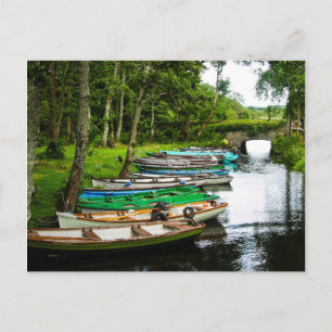 Row Boats, Killarney, Irlanda Cartão postal