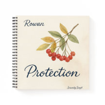 Rowan — Caderno em Espiral de Proteção