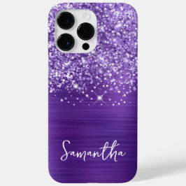 Roxo ametista cintilante Glam Nome