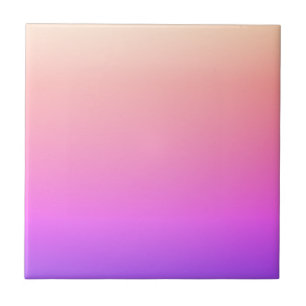 Roxo Colorido Desvanecendo Rosa e Pêssego Ombre