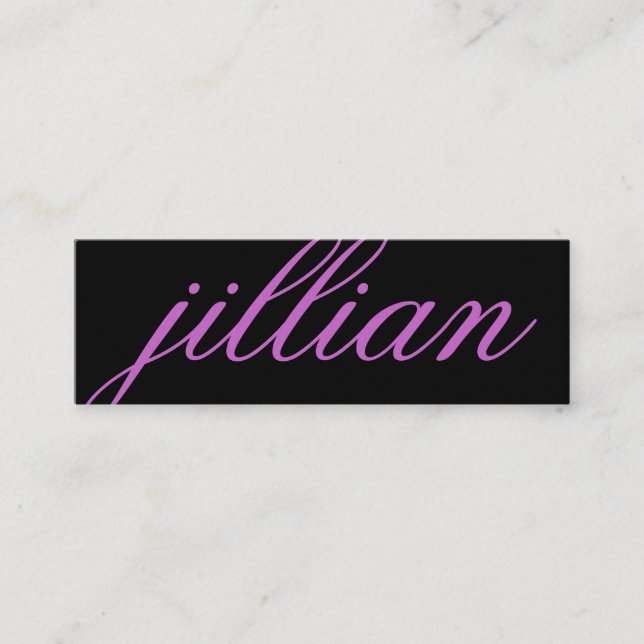 Roxo conhecido do cartão de visita de 311 costumes (Frente)