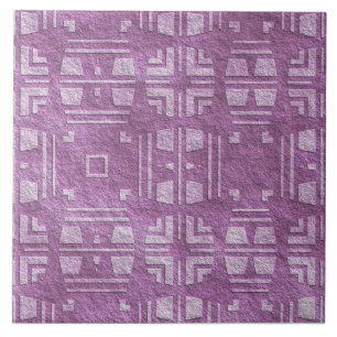 Roxo Contemporâneo, Formas Mauve Azulejo Cerâmico