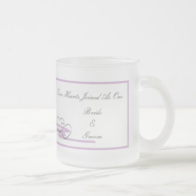 Roxo da caneca de dois corações (Direita)