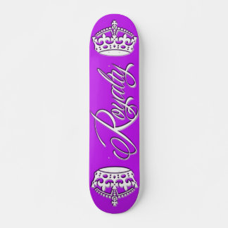 Roxo da plataforma do skate dos direitos