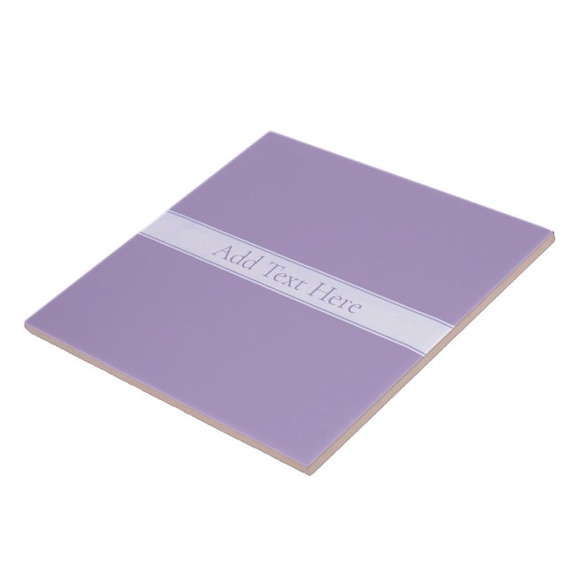 Roxo de Lavanda Leve Elegante Personalizável (Lateral)