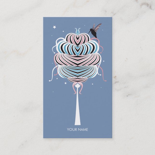 ROXO DO CARTÃO DE VISITA DA ÁRVORE DO SORVETE DO (Frente)