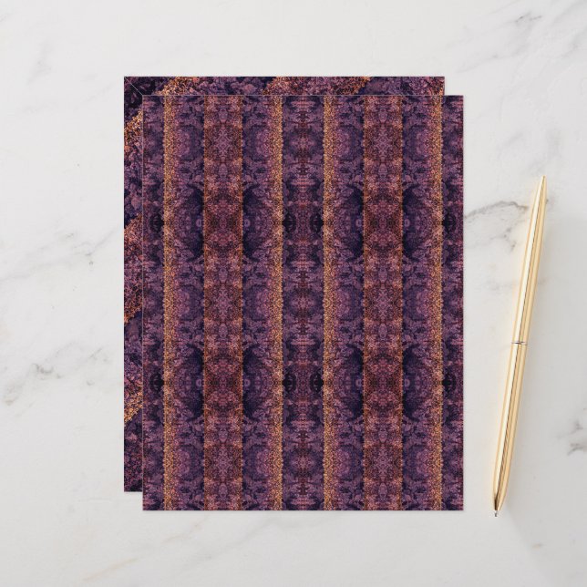 Roxo Dourado e preto (Frente/Verso In Situ)