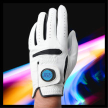 Roxo e Azul-Céu Monograma ou Escolher Cor