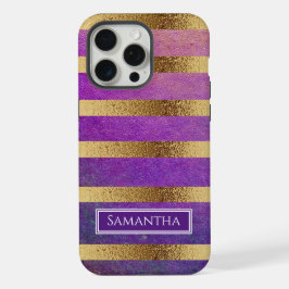 Roxo e Dourado Metálico