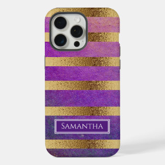 Roxo e Dourado Metálico