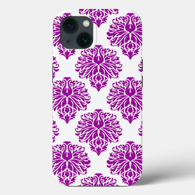 Roxo Elegante Damask (Verso)