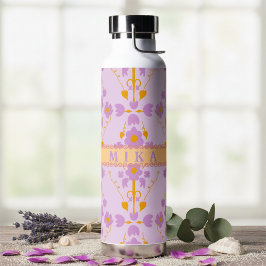 Roxo Floral Moderno E Lilac