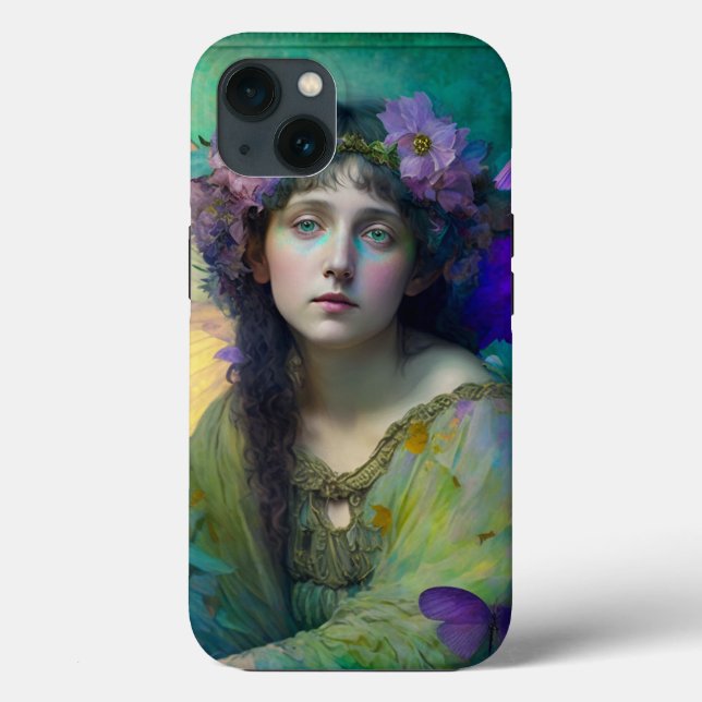 Roxo Green Fairy Fantasy Art (Verso)