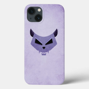 Roxo legal do crânio do gato