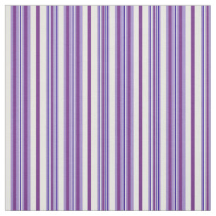 Roxo malva chique, tecido listrado branco azul