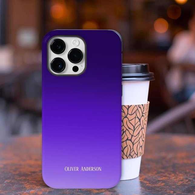 Roxo Minimalista (Minimalist Purple Case-Mate iPhone Case)