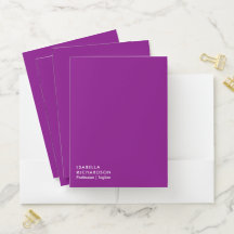Roxo Minimalista E Moderno