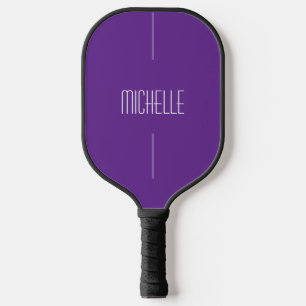 Roxo Minimalista Personalizado com Nome