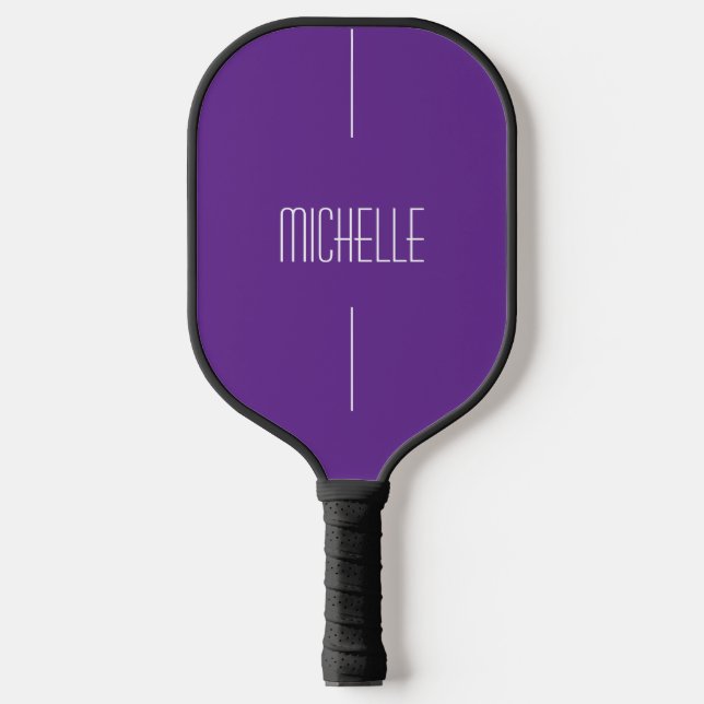 Roxo Minimalista Personalizado com Nome (Front)