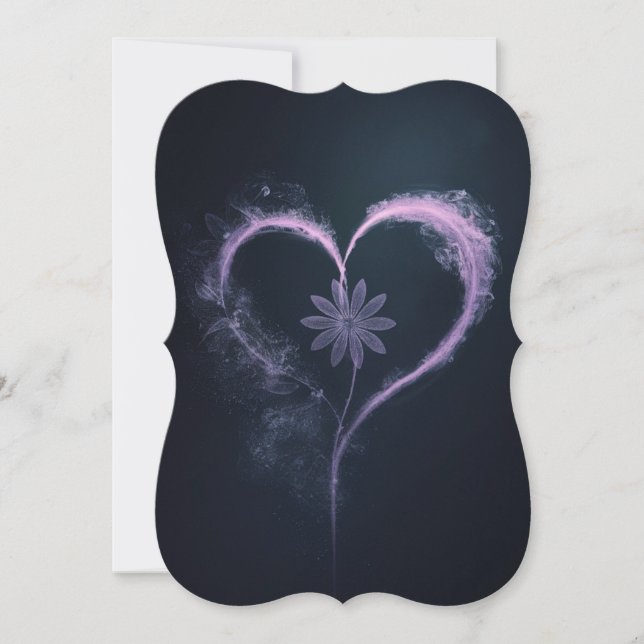 Roxo Mist Heart: Um Conceptual Floral Design (Frente)