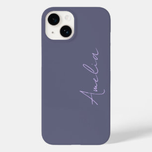 Roxo Moderno Mínimo Personalizado