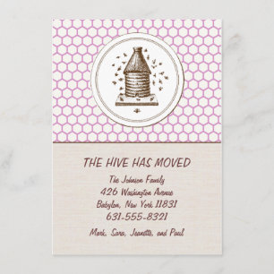 Roxo movente da colmeia   do anúncio  