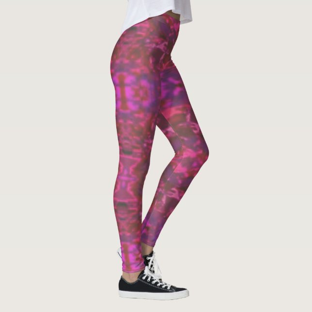 Roxo Passivo Rosa Quente! Leggings Diversas de Can (Direita)
