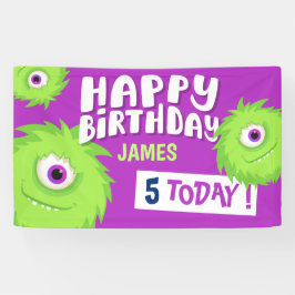 Roxo Pequeno Monstro Bonito