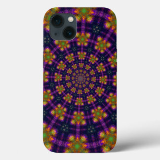 Roxo Real e Dourado Padrão Caleidoscópio