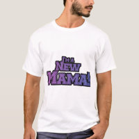 Roxo, sou uma nova mãe Camiseta e presentes