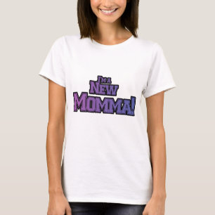 Roxo, sou uma nova mãe Camiseta e presentes