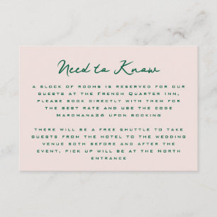 Roxo Verde Simples Informação Adicional