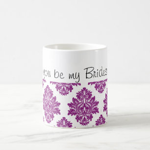 Roxo você será minha caneca de café da dama de
