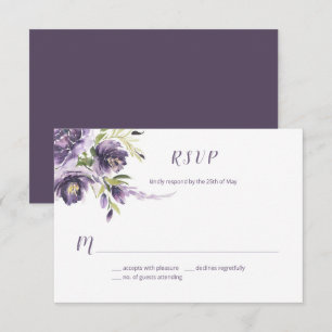 Roxos, Casamento Lilac Placa RSVP