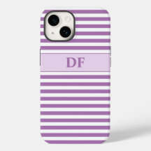 Roxos Púrpuros/Brancos Monogramados