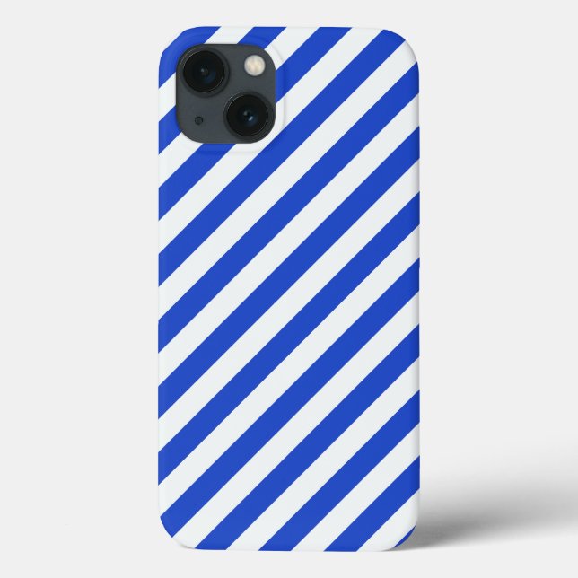 Royal Blue Combination Stripes by Shirley Taylor (Verso)