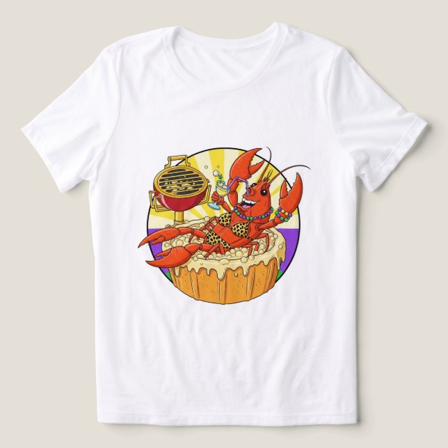 Royal Crawfish Boil Queen Tee! 👑 🦞 (Design frontal)