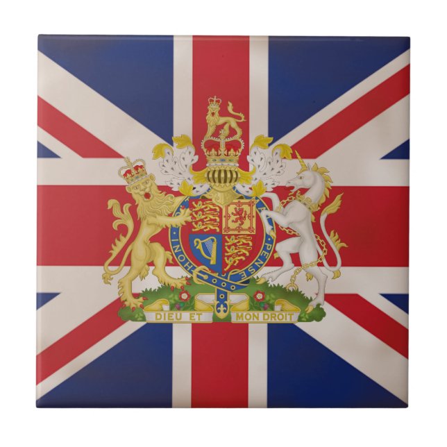 Royal Crest no Union Jack. (Frente)