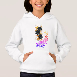 Royal Fashion Floral Girls Hoodie